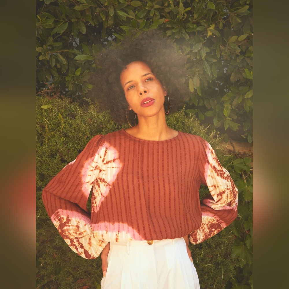 The Odells Serena Top 1X in Pomelo